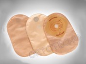 Sistem stomic unitar cu/fara evacuare pentru colostomie // One-piece adhesive closed/drain stoma bags